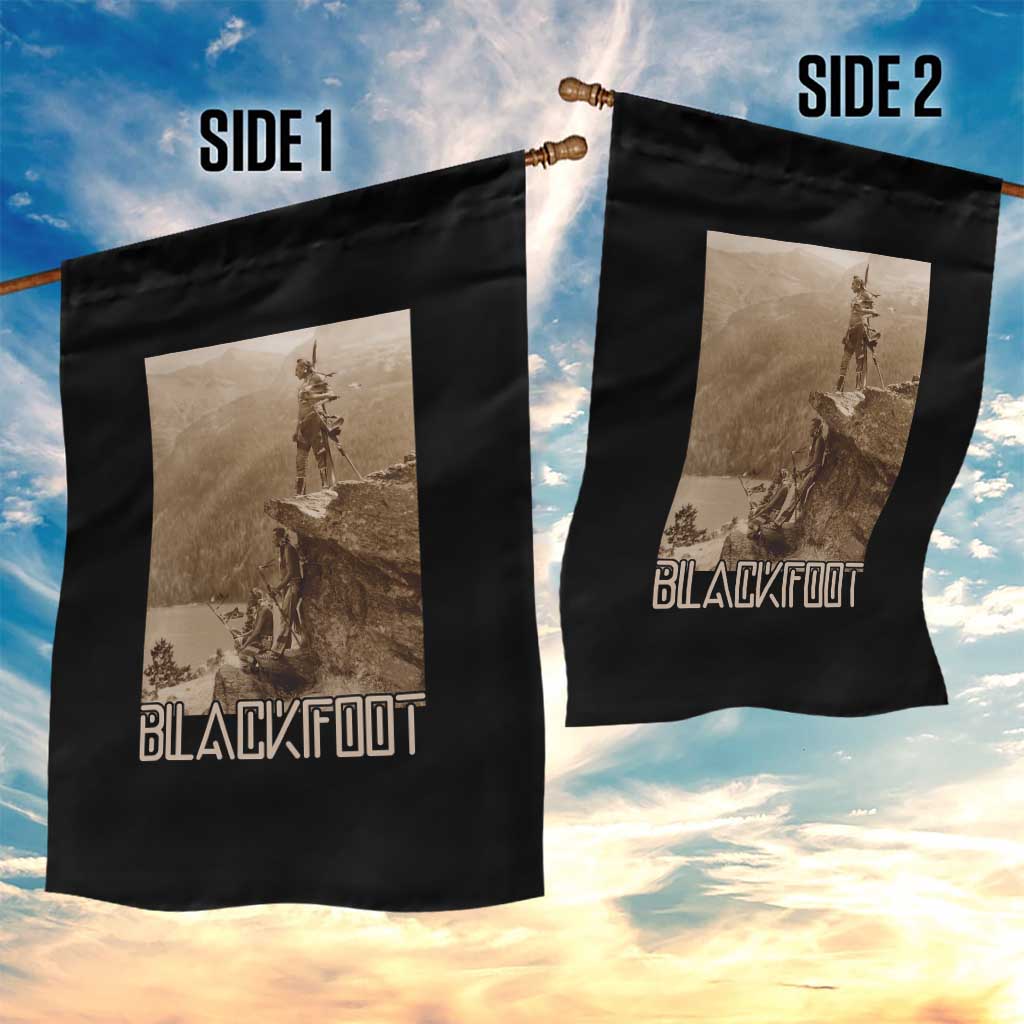 Blackfoot Native American Indians At Glacier National Park Garden Flag TS14 Print Your Wear