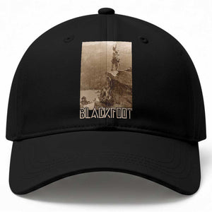 Blackfoot Native American Indians At Glacier National Park Baseball Cap TS14 Print Your Wear