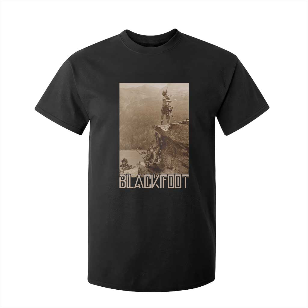 Blackfoot Native American Indians At Glacier National Park T Shirt For Kid TS14 Black Print Your Wear