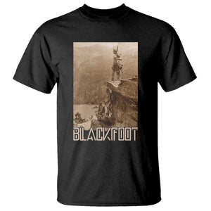 Blackfoot Native American Indians At Glacier National Park T Shirt TS14 Black Print Your Wear