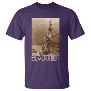 Blackfoot Native American Indians At Glacier National Park T Shirt TS14 Purple Print Your Wear