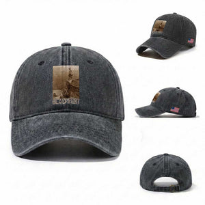 Blackfoot Native American Indians At Glacier National Park Washed Cotton Baseball Cap TS14 Washed Cap Universal Fit Dark Gray Print Your Wear
