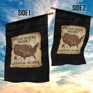 United States Without Illegal Aliens Garden Flag Native Land Map TS14 Print Your Wear