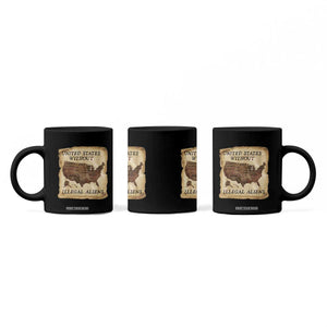 United States Without Illegal Aliens Coffee Mug Native Land Map TS14 Print Your Wear