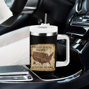 United States Without Illegal Aliens Tumbler With Handle Native Land Map TS14 Print Your Wear