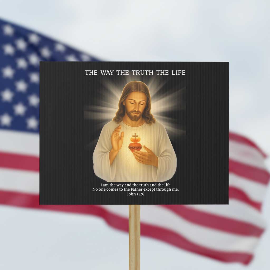 Jesus Christian Christmas Protest Sign Cross Bible Verse Inspirational TS14 Horizontal 18