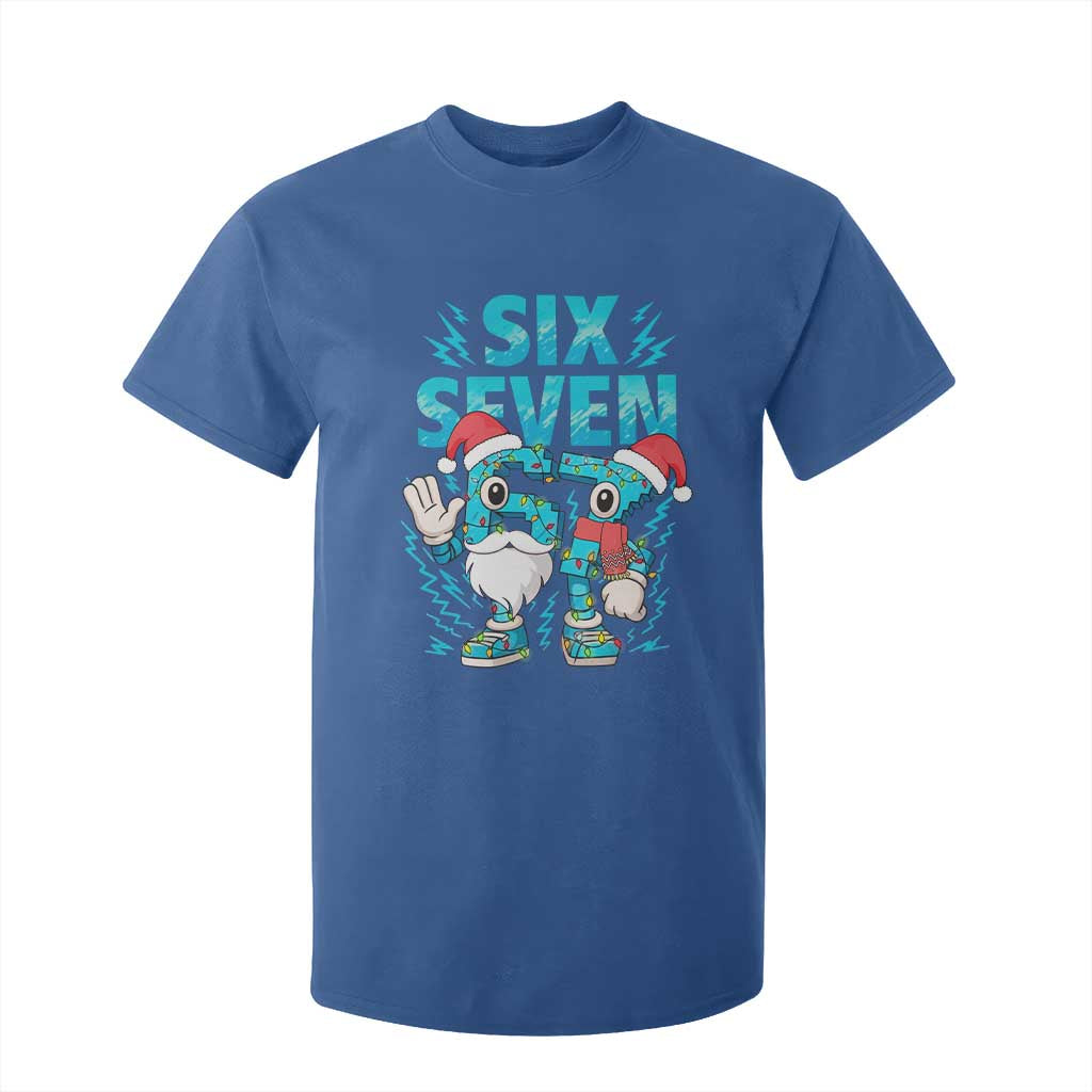 67 Six Seven Christmas T Shirt For Kid Funny Italian Brainrot Meme TS14 Royal Blue Print Your Wear