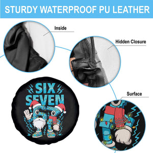 67 Six Seven Christmas Spare Tire Cover Funny Italian Brainrot Meme TS14 Print Your Wear