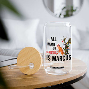 Marcus The Worm Robert Meme Glass Can All I Want For Christmas Is Marcus TS14 Print Your Wear