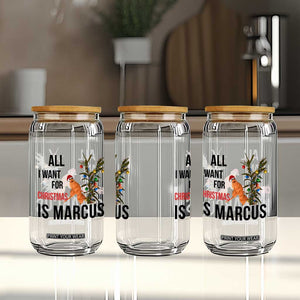 Marcus The Worm Robert Meme Glass Can All I Want For Christmas Is Marcus TS14 Print Your Wear