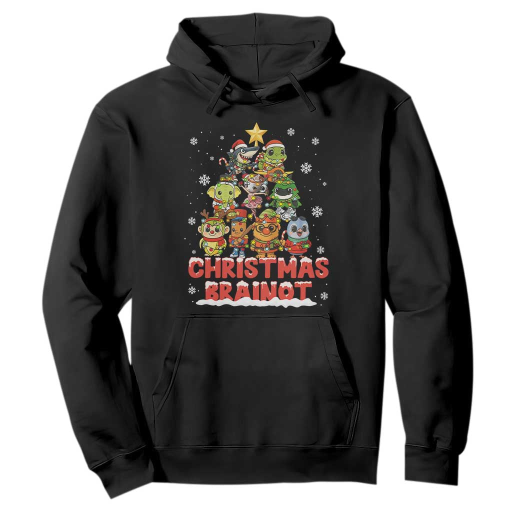 Italian Brainrot Christmas Tree Meme Hoodie TS14 Black Print Your Wear
