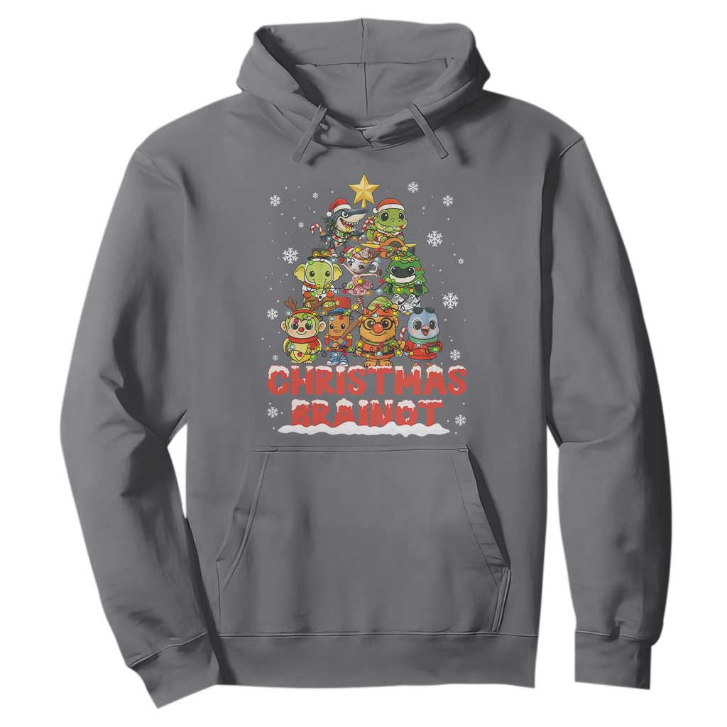 Italian Brainrot Christmas Tree Meme Hoodie TS14 Charcoal Print Your Wear