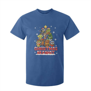 Italian Brainrot Christmas Tree Meme T Shirt For Kid TS14 Royal Blue Print Your Wear
