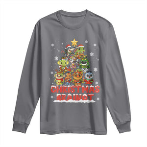 Italian Brainrot Christmas Tree Meme Long Sleeve Shirt TS14 Charcoal Print Your Wear