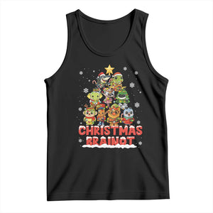 Italian Brainrot Christmas Tree Meme Tank Top TS14 Black Print Your Wear