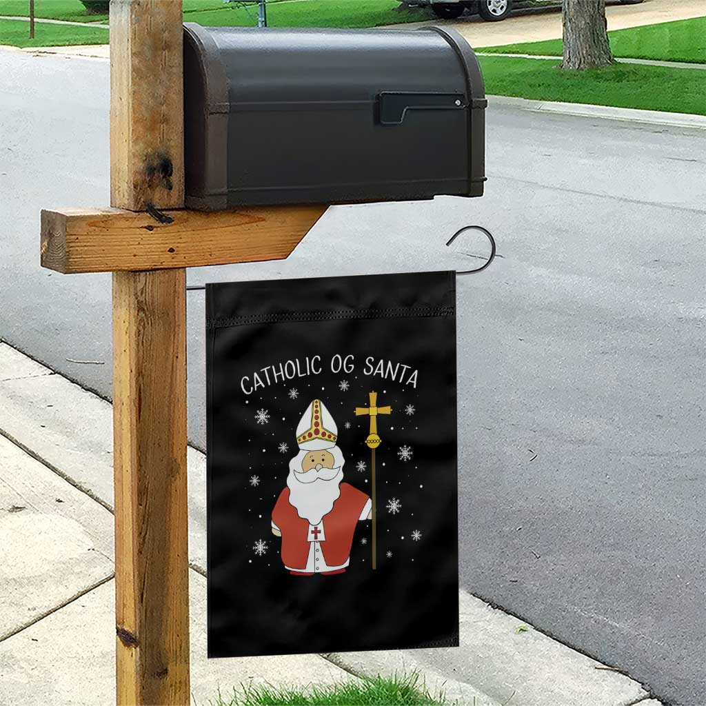 Saint Nicholas Catholic Christmas Garden Flag TS14 Print Your Wear