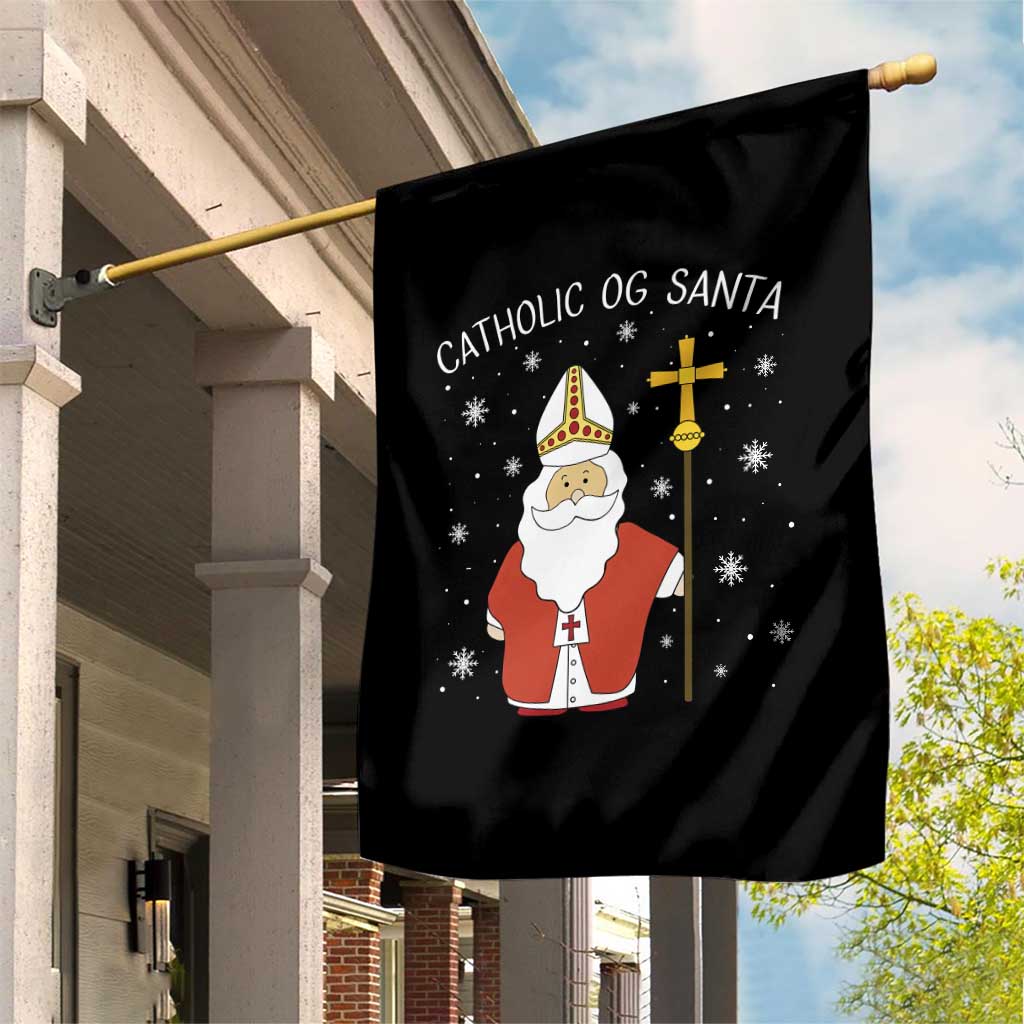 Saint Nicholas Catholic Christmas Garden Flag TS14 Print Your Wear
