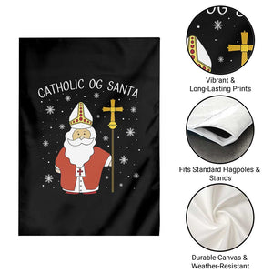 Saint Nicholas Catholic Christmas Garden Flag TS14 Print Your Wear