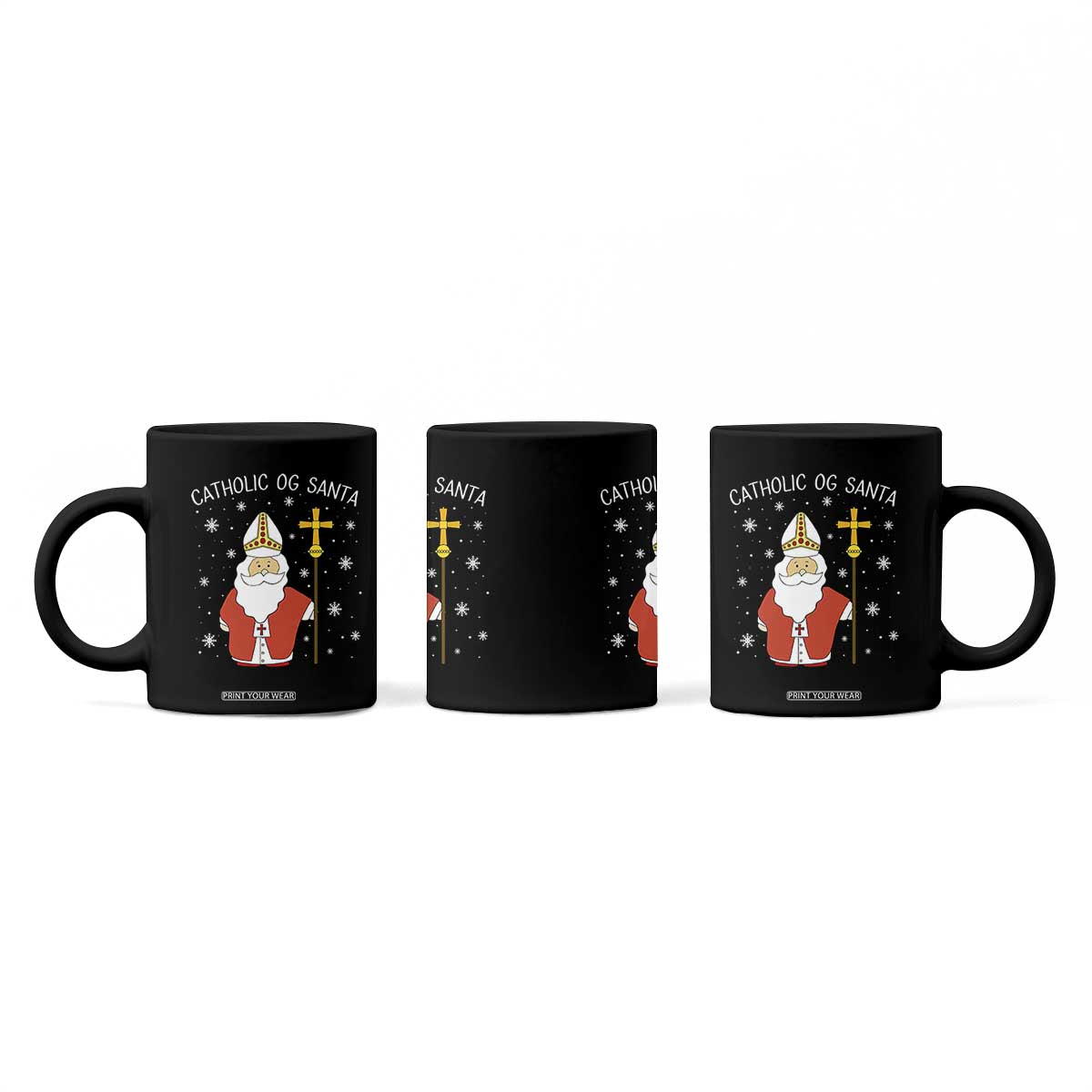 Saint Nicholas Catholic Christmas Coffee Mug TS14 Print Your Wear
