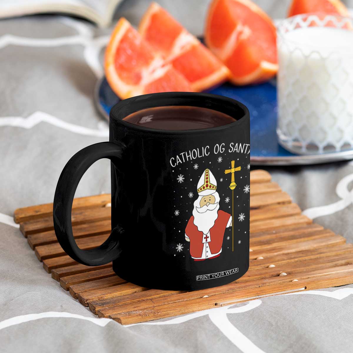 Saint Nicholas Catholic Christmas Coffee Mug TS14 Print Your Wear