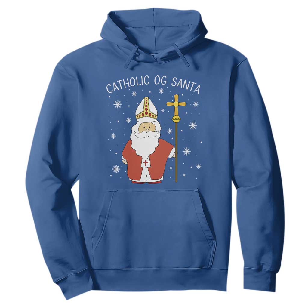 Saint Nicholas Catholic Christmas Hoodie TS14 Royal Blue Print Your Wear