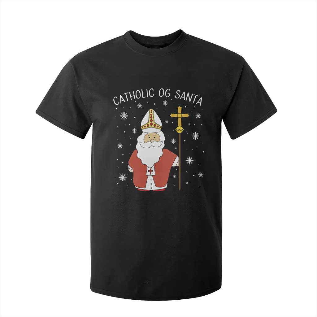 Saint Nicholas Catholic Christmas T Shirt For Kid TS14 Black Print Your Wear