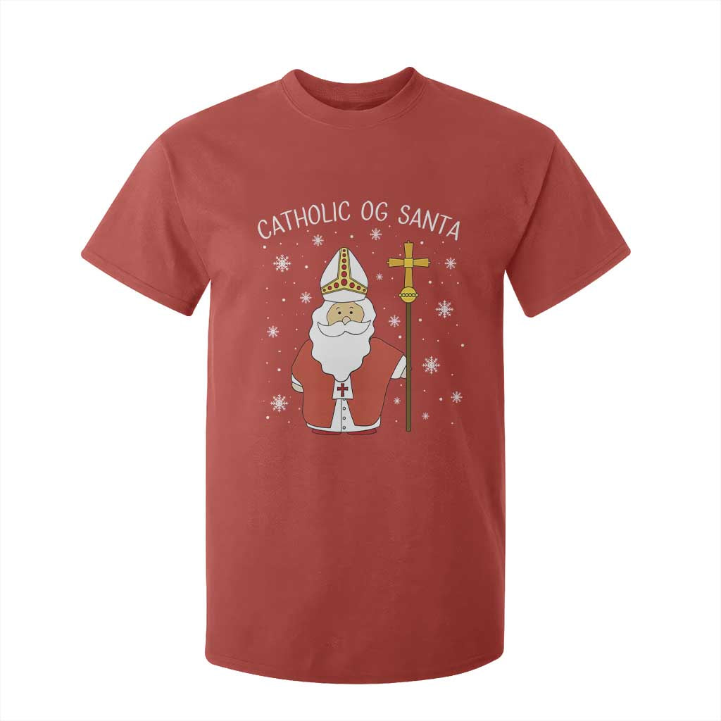 Saint Nicholas Catholic Christmas T Shirt For Kid TS14 Red Print Your Wear