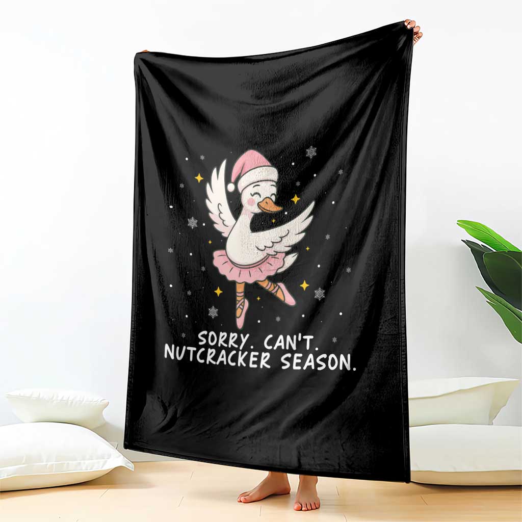Nutcracker Goose Ballet Christmas Throw Blanket TS14 Print Your Wear