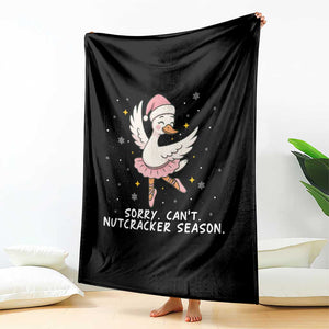 Nutcracker Goose Ballet Christmas Throw Blanket TS14 Print Your Wear