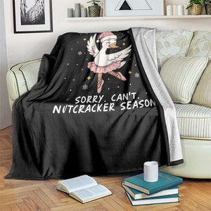Nutcracker Goose Ballet Christmas Throw Blanket TS14 Print Your Wear