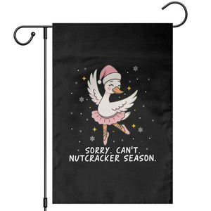 Nutcracker Goose Ballet Christmas Garden Flag TS14 Black Print Your Wear