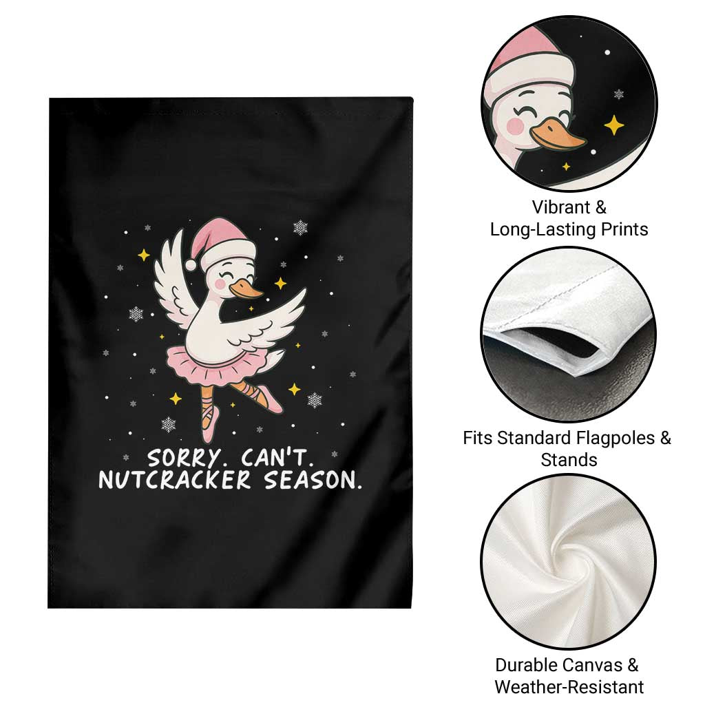 Nutcracker Goose Ballet Christmas Garden Flag TS14 Print Your Wear