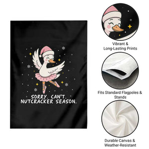 Nutcracker Goose Ballet Christmas Garden Flag TS14 Print Your Wear