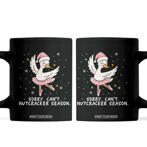 Nutcracker Goose Ballet Christmas Coffee Mug TS14 Black Print Your Wear