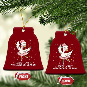 Nutcracker Goose Ballet Christmas Ceramic Ornament TS14 Print Your Wear