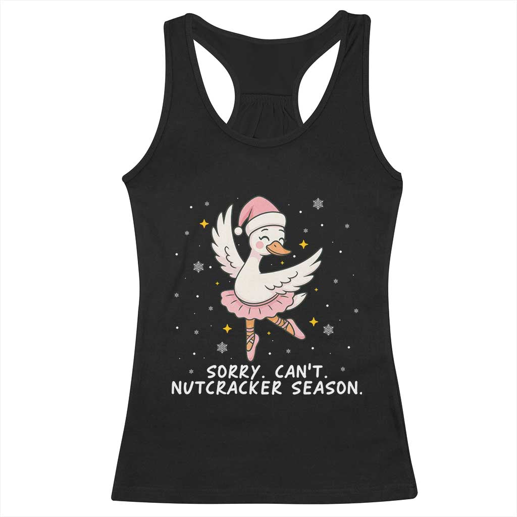 Nutcracker Goose Ballet Christmas Racerback Tank Top TS14 Black Print Your Wear
