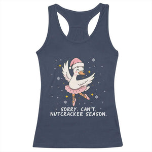 Nutcracker Goose Ballet Christmas Racerback Tank Top TS14 Navy Print Your Wear