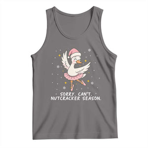Nutcracker Goose Ballet Christmas Tank Top TS14 Deep Heather Print Your Wear