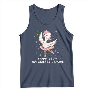 Nutcracker Goose Ballet Christmas Tank Top TS14 Navy Print Your Wear