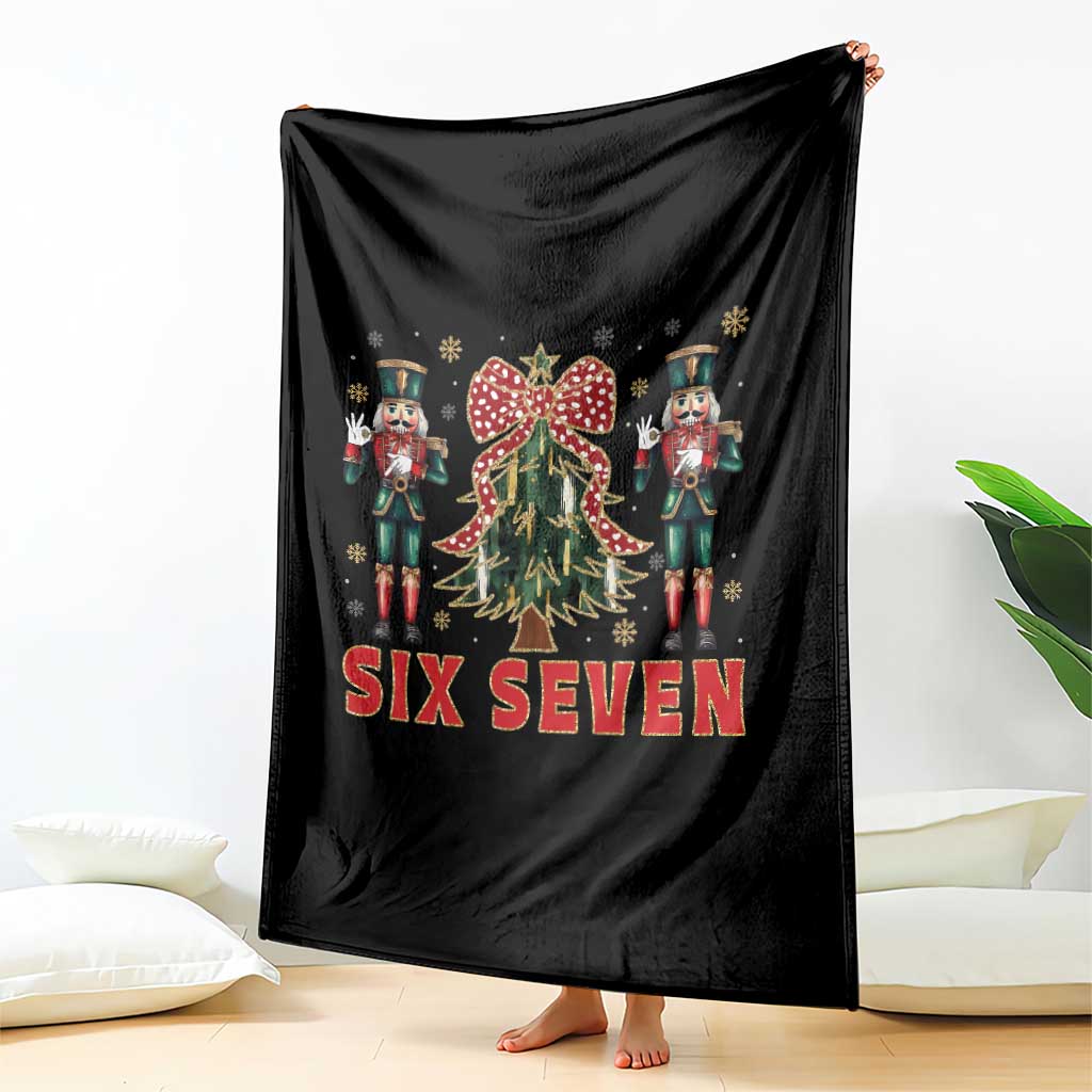 67 Six Seven Nutcracker Christmas Meme Throw Blanket TS14 Print Your Wear
