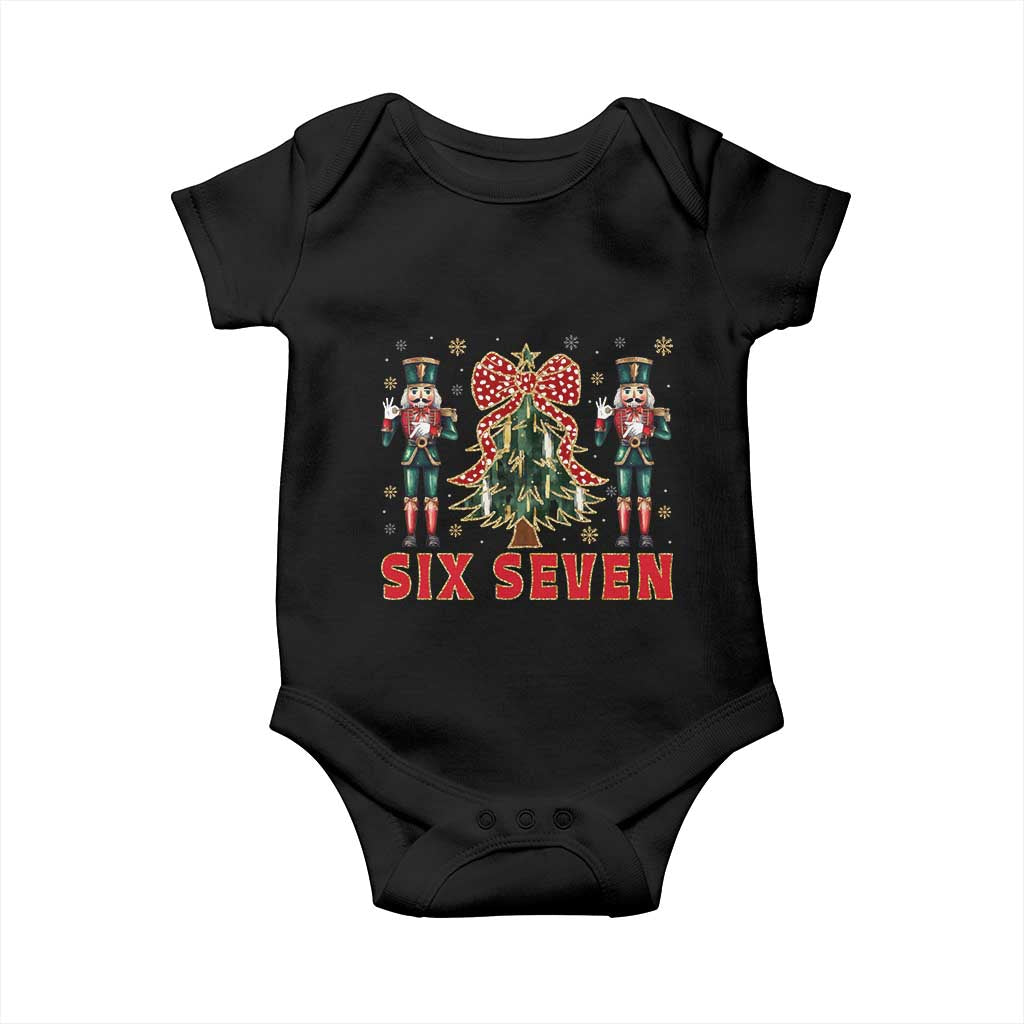 67 Six Seven Nutcracker Christmas Meme Baby Onesie TS14 Black Print Your Wear