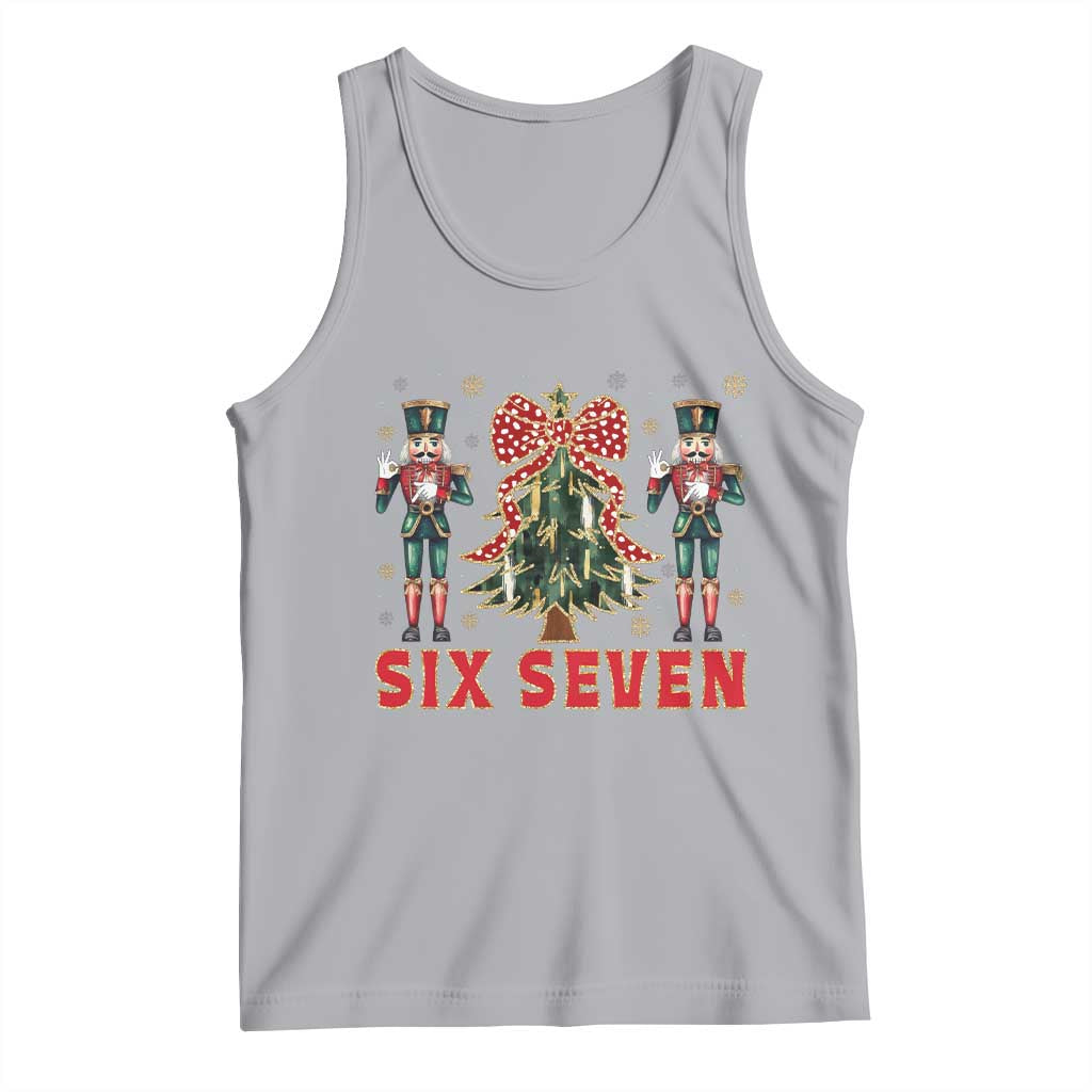 67 Six Seven Nutcracker Christmas Meme Tank Top TS14 Athletic Heather Print Your Wear