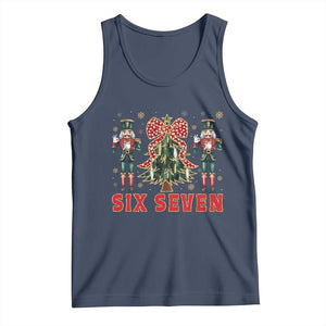 67 Six Seven Nutcracker Christmas Meme Tank Top TS14 Navy Print Your Wear