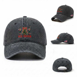 67 Six Seven Nutcracker Christmas Meme Washed Cotton Baseball Cap TS14 Washed Cap Universal Fit Dark Gray Print Your Wear