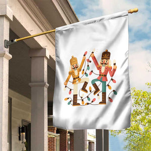 Funny Nutcracker Christmas Garden Flag Let Us Get Crackin TS14 Print Your Wear