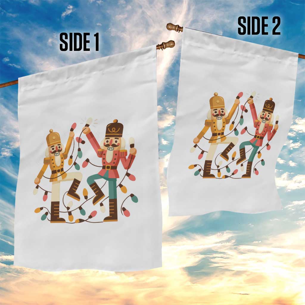 Funny Nutcracker Christmas Garden Flag Let Us Get Crackin TS14 Print Your Wear