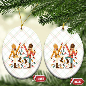 Funny Nutcracker Christmas Ceramic Ornament Let Us Get Crackin TS14 Print Your Wear