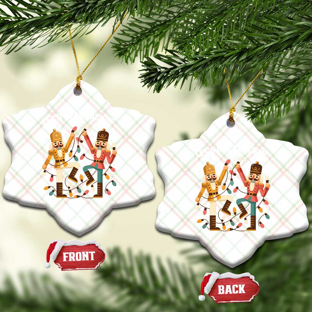 Funny Nutcracker Christmas Ceramic Ornament Let Us Get Crackin TS14 Print Your Wear