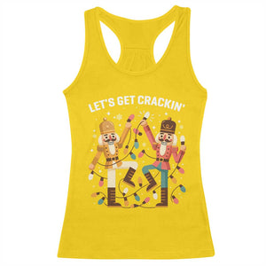 Funny Nutcracker Christmas Racerback Tank Top Let Us Get Crackin TS14 Daisy Print Your Wear