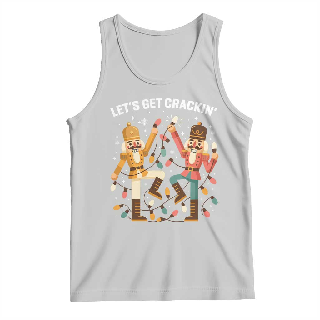 Funny Nutcracker Christmas Tank Top Let Us Get Crackin TS14 Ash Print Your Wear